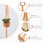 feedee Macrame Plant Hangers - Image 2
