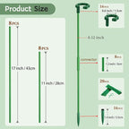 Invisible Plant Sticks 17 inch &11 inch SupKing 16Pcs Orchid Stakes - Image 2