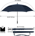G4Free 47/54/62/68/72 Inch Automatic Open Golf Umbrella Oversize Extra Large - Image 2