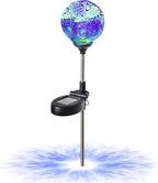 WNP Outdoor Mosaic Solar Light Stake Decor by WNPMakeYourLifeBeautiful