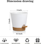 5 Pack 5 inch Self-Watering Pots, African Violets Planter - Image 2