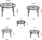 5 Pack Metal Plant Stands, Heavy Duty Potted Holder - Image 3
