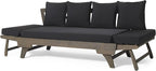 Merax Outdoor Patio Daybed Sofa, 3-Seat Sofa - Image 2