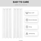 Outdoor Indoor Curtains W52 x L63 - Image 5