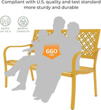Grand patio 50" Outdoor Bench, Garden Benches - Image 4