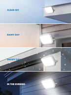 2 Pack Super Bright 6500k 10000lm LED Flood Lights Outdoor, 100w Led Outside - Image 5