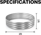 Round Galvanized Raised Garden Bed Kit, Round Galvanized Planter - Image 2