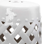 Outsunny 13" x 18" Ceramic Garden Stool - Image 9