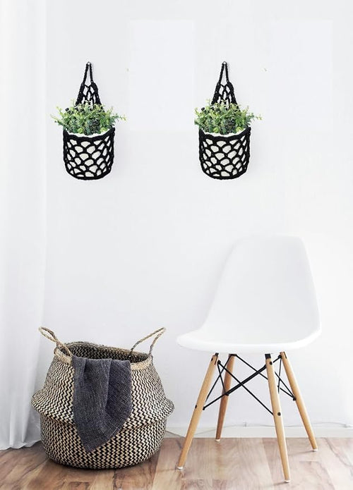 2PK Wall Planters for Indoor Plants, Macrame Plant Hanger | Plant Hanger - Image 2