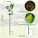 DREAMYSOUL Outdoor Solar Garden Lights, Hummingbird Solar Lights - Image 4