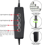 GHodec Grow Light with Stand, 200W 6000K Full Spectrum Gooseneck Floor Plant - Image 5