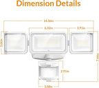 LEPOWER Battery Powered LED Flood Light Outdoor, 1500LM Motion Sensor Security - Image 9