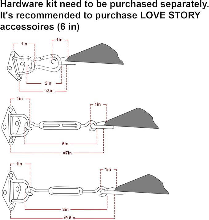 LOVE STORY Custom Size 5'x8' Sand Sun Shade Sail Rectangle UV Block Canopy - Image 3
