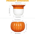 BUYMAX African Violet Pots, Halloween Pumpkin Plant Pots Ceramic Easy Self - Image 5