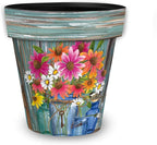Briarwood Lane Farm Fresh Flowers Medium Planter - Image 4