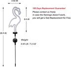 Flamingo Solar Garden Stake Lights, Outdoor Solar Pathway Light - Image 7