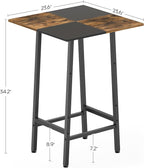 Bar Table, Kitchen Dining Table, Bar Counter Height Table, Pub Color Matching - Image 3
