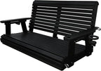 HDPE Porch Swing with 18/8 Stainless Steel Bolts, Ergonomic Design, Ultra - Image 9