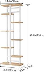 LINZINAR Plant Stand 8 Tier 9 Potted Multiple Flower Pot Holder Shelf Indoor - Image 6