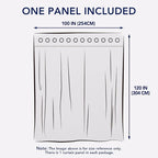 PureFit Outdoor Curtains for Patio Waterproof Weatherproof, UV and Fade - Image 6