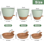 Planters for Indoor Plants, 10/9/8 Inch Self Watering Plant Pots - Image 2