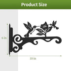 Elegant Bird Pattern Wall Hooks - Image 3
