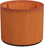 PLANTERCRAFT Corten Steel Metal Planter Box, Round Sizes, Modern Garden Steel by Plantercraft