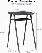 PURPLE LEAF Outdoor Patio Height Table - Image 2