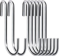 30 Pack Heavy Duty S Hooks Pan Pot Holder Rack Hooks Hanging Hangers S Shaped by ESFUN
