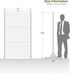 Casaphoria 72" H x 35" W Metal Outdoor Privacy Screen, Freestanding Decorative - Image 7