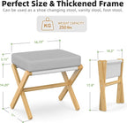 Foldable Foot Stool Ottoman, Modern Foot Rest - Image 3