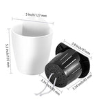 14 Pack 5 Inch Self Watering Wall Mounted Planters, Plant Flower Pots - Image 2