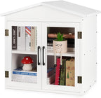 Outdoor Library Outdoor Book Box Storage Small Wooden Cabinet Little Literature by Exttlliy