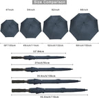 G4Free 47/54/62/68/72 Inch Automatic Open Golf Umbrella Oversize Extra Large - Image 7