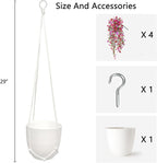 Artificial Flowers for Outdoors Fake Hanging Plants - Image 4