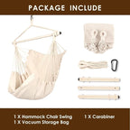 Highwild Hammock Chair Hanging Rope Swing - Image 7
