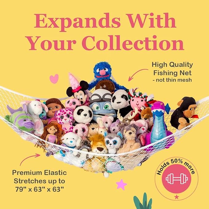 Lilly's Love Stuffed Animal Storage Hammock - Image 3
