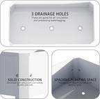Raised Garden Bed with Detachable Tall Legs Elevated Metal Planter Box - Image 6