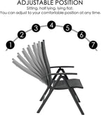 Kozyard Coolmen 2-Pack Outdoor Patio Dining Chair Set - Image 5