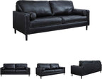 Signature Design by Ashley Bryceview Contemporary Leather Match Tufted Sofa - Image 7