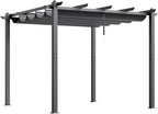 VEVOR 10'x10' Outdoor Retractable Pergola - Image 9