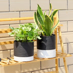 Nihow Ceramic Plant Pot: 6 Inch Planter - Image 6