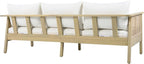 Christopher Knight Home Teras Acacia Wood Outdoor 3 Seater Sofa - Image 7