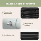 Raised Garden Bed, Oval Metal Planter Box - Image 3