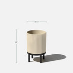 Veradek Demi Series Round Planter w/ Stand - Image 3