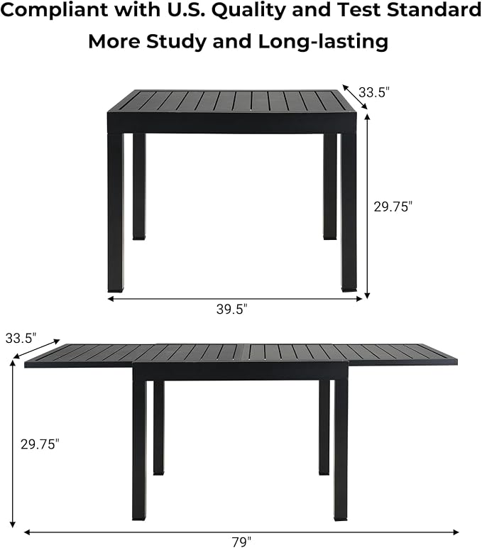 Grand patio 7-Piece Outdoor Dining Set - Image 6