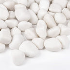 20 lbs White Rocks for Landscaping, 1-2 inch Decorative Rocks for Plants Indoor by OutdoorD%C3%A9cor
