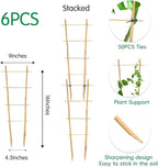 Bamboo Trellis 16" Ladder Vertical Gardening Plant Trellis - Image 4
