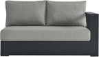 Modway Tahoe Aluminum Modular Right-Facing Outdoor Patio Loveseat Gray - Image 6