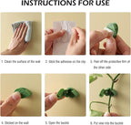 100 Pcs Plant Climbing Wall Fixture Clips Self-Adhesive Hook Vines Traction - Image 6